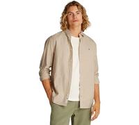 Tommy Jeans Homme TJM Reg Linen Blend Shirt Ext Dm0dm20875 Chemise L/S, Beige (Relic Tan), L EU