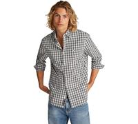 Tommy Jeans Homme TJM Reg Poplin Check Shirt Dm0dm20885 Chemise L/S, Black (Black Small Check), M EU