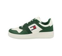 Tommy Jeans Homme TJM Retro Basket Ess Em0Em01395 mi-Haut, Green (Terrain), 41 EU