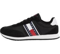 Tommy Jeans Homme Tjm Runner Casual Em0em01351 -chaussures -sneakers -sport, Noir Black, 41 EU