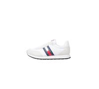 Tommy Jeans Homme Tjm Runner Casual Em0em01351 Shoes, Blanc White, 41 EU