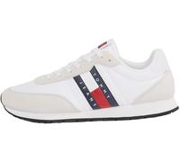 Tommy Jeans Homme Tjm Runner Casual Em0em01351 Shoes, Blanc White, 43 EU