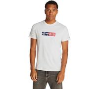 Tommy Jeans Homme TJM Slim Entry Graphic Tee Ext Dm0dm20365 T-Shirt S/S, White (Ecru), XXL Grande Taille