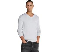 Tommy Jeans Homme Tjm Slim Essential Vneck Dm0dm19429 Pull-over, Gris (Silver Grey), XL EU