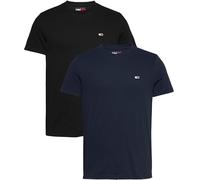 Tommy Jeans Homme TJM Xslim 2pack Jersey Tee Ext Dm0dm20687, Multi (Black/Dark Night Navy), M