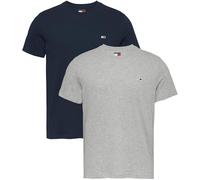 Tommy Jeans Homme TJM Xslim 2pack Jersey Tee Ext Dm0dm20687, Multi (Grey HTR/Dark Night Navy), XL