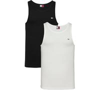 Tommy Jeans Homme TJM Xslim 2pck Rib Tank Ext Dm0dm20769 Autres T-Shirts, Multi (Ecru/Black), XXL EU