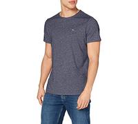 Tommy Jeans Homme Tjm Xslim Jaspe Neck Ext Dm0dm09586 Hauts En Tricot À Manches Courtes, Bleu (Twilight Navy), M EU