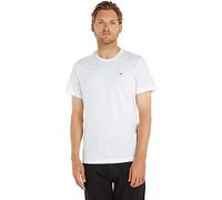 Tommy Jeans Homme Tjm Xslim Jersey Tee Dm0dm04411 T-shirt À Manches Courtes, Blanc (Classic White), XS EU
