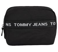 Tommy Jeans Homme Trousse de Toilette Essential Nylon Durable, Multicolore (Black), Taille Unique