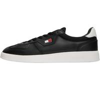 Tommy Jeans Homme The Greenwich Edge Leather Em0em01762 Bas, Black (Black), 40 EU