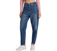 Tommy Jeans Jean Femme Mom-Fit Tapered Fit, Bleu (Denim Dark), 24W/34L