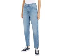 Tommy Jeans Jean Femme Mom-Fit Ultra High Waist, Bleu (Denim Light), 27W/32L