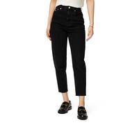 Tommy Jeans Ai4185 Mom Tapered Fit High Waist Jeans Noir 27 / 30 Femme