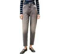 Tommy Jeans Jean Femme Mom Jean Taille Haute, Gris (Denim Grey), 28W/28L