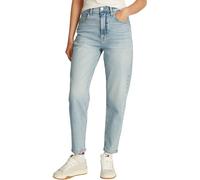 Tommy Jeans Jean Femme Mom Jean Tapered Taille Haute, Bleu (Denim Ultra Light), 32W/27L