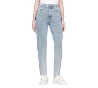 Tommy Jeans Women's MOM Jean UH TPR CG4114 CO Tapered, Denim Light, 24W / 30L