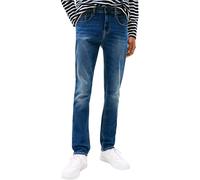 Tommy Jeans Jean Homme Scanton Slim Fit, Bleu (Denim Dark), 32W/38L
