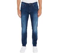 Tommy Jeans Austin Slim Tapered ASDBS DM0DM09552 Pantalons en Jean, Bleu (Aspen Dark Blue Stretch), 27W / 32L Homme