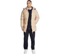 Tommy Jeans Doudoune Homme Essential Down Parka avec Capuche, Beige (Gentle Gold), M