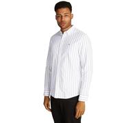 Tommy Jeans Men TJM REG OXFORD STRIPE SHIRT DM0DM19646 Blue (Dark Night Navy Stripe) M