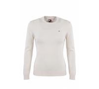 Tommy Jeans Men TJM Slim ESS Light Sweater EXTDM0DM22853 Pullover Sweater, Off White, XS