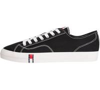 Tommy Jeans Men's Archive Vulc Y2K EM0EM01674 Low Top, Black (Black), 40.5 UK