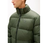 Tommy Jeans Men's Essential Down Short Puffer Jacket Pewter Green XL Male