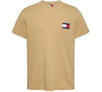 Tommy Jeans Men's Slim Essential Flag Regular Fit T-Shirt Tan Relic 2XL Male