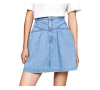 Tommy Jeans - Mini-jupe en denim avec coton biologique - Femme - Jupes - Bleu - Taille: 36 FR