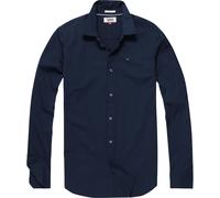 Tommy Jeans Homme Tjm Original Stretch Shirt Dm0dm04405 Chemises À Manches Longues Hauts Tissés, Bleu (Black Iris), M EU