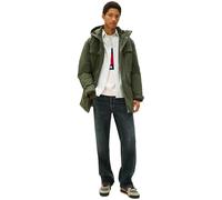 Tommy Jeans Parka Homme City Ready avec Capuche, Vert (Pewter Green), M