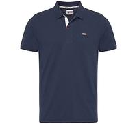 Tommy Jeans Slim Placket Short Sleeve Polo Bleu 2XL Homme