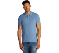 Tommy Jeans Polo Manches Courtes Homme Placket Slim Fit, Bleu (Colorado Blue), S