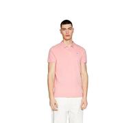 Tommy Jeans Polo Manches Courtes Homme Slim Fit, Rose (Tickled Pink), L