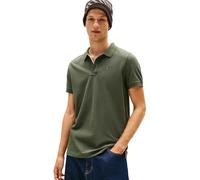 Tommy Jeans Polo Manches Courtes Homme Slim Placket Slim Fit, Vert (Pewter Green), L