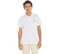 Tommy Jeans Polo Manches Courtes Homme TJM Slim Corp Polo Regular Fit, Blanc (White), L
