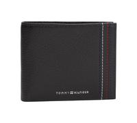 Tommy Jeans - Porte-cartes bifold en cuir - Homme - Accessoires - Noir - Taille: ONE Size