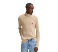 Tommy Jeans Pull Col Roulé Slim XS Badge DM0DM19434 Beige Foncé Beige