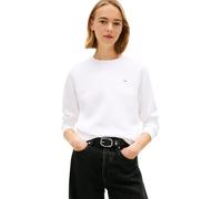 Vêtements Tommy Jeans Tjw Reg S Flag Crew DW0DW19959 pour Femme S Blanc