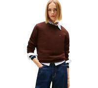 Tommy Jeans Pull Femme Crew Neck Col Ras-du-Cou, Marron (Rich Brown), XL