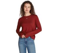 Tommy Jeans Pull Femme Essential Crew Neck Col Ras-du-Cou, Rouge (Regatta Red), M