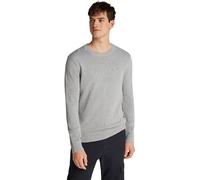 Tommy Jeans Pull Homme Slim Fit Crew Neck Sweater Pull en Maille, Gris (Grey HTR), S