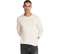 Tommy Jeans Pull Homme Slim Fit Crew Neck Sweater Pull en Maille, Ivoire (Newsprint), XXL