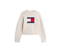 Tommy Jeans Pull-over beige chiné / marine / rouge / blanc, Taille XL