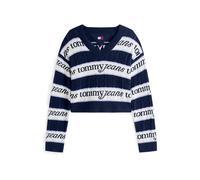 Tommy Jeans Pull Hiver Stripe Logo c1g Dark Night Navy/Stripe L