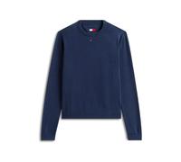 Tommy Jeans Tjw Essential Crew Sweater Ext Dw0dw20159 Pull pour Femme, Bleu Marine foncé, M
