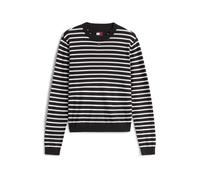 Tommy Jeans Pull-over 'Essential' noir / blanc, Taille S