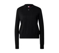 Tommy Jeans Pull Femme Essential Crew en Coton, Noir (Black), S
