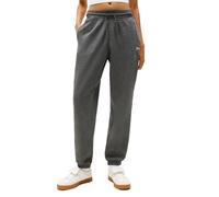 Tommy Jeans Relaxed Script Logo Jogger Sweatpants, with Drawstring Ties Pantalon de survêtement, Gris foncé, Taille XS Femme